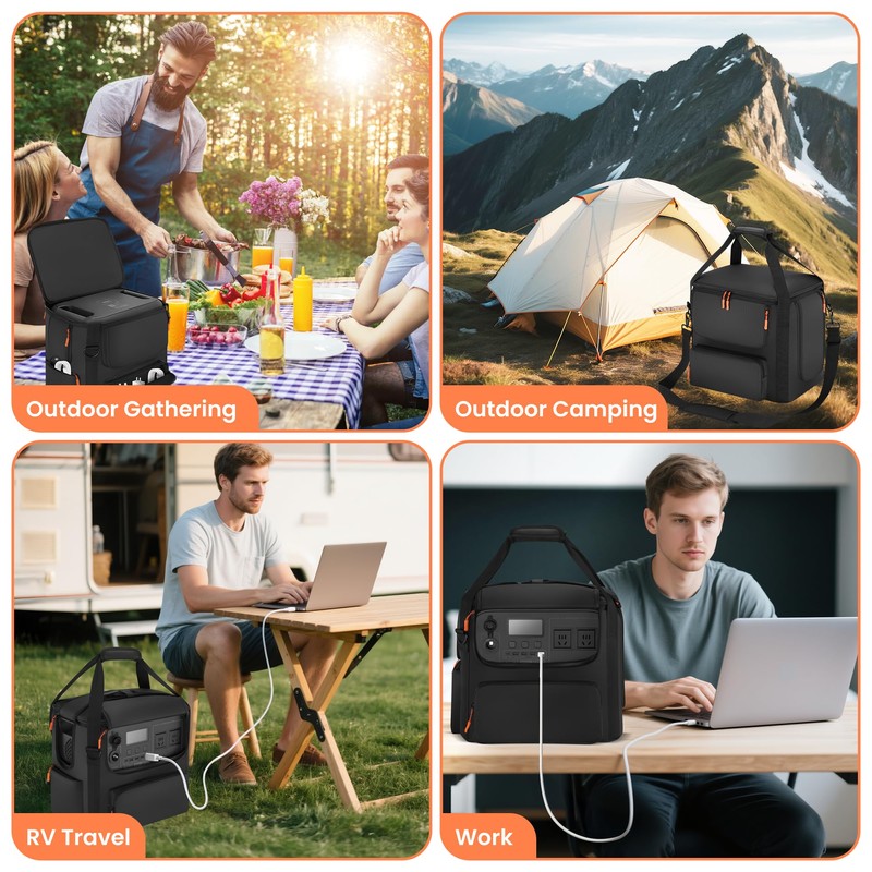 Carrying Case Compatible with BLUETTI AC180, Power Station Travel Bag