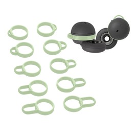 kwmobile 5X Ohrbügel kompatibel mit Sony Linkbuds WF-L900-5 Größen - Silikon Haken Ohrstöpsel - Bügel für In-Ear Kopfhörer - Grün
