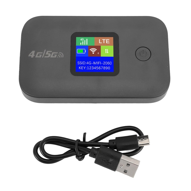 Portable WiFi Hotspot, 4G WiFi Mobile Hotspot Support 8‑10 Users,