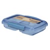 Sistema Ocean Bound Plastic Small Split Food Storage Container, 350
