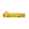 Pollmann protective conductor terminal block PE7-F2, 7-pin, green/yellow, 1 piece