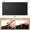 FLASLD Heavy Duty Fireproof Fence Cover and Screen Protect Deck