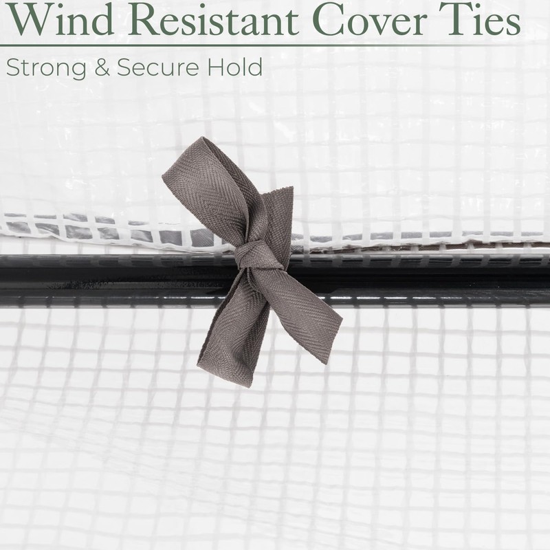 Christow Greenhouse Cover Replacement 4 Tier, Reinforced Mini Growhouse Protector