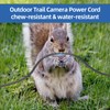 Trail Camera Battery Power Cable Chew Proof Include 2Amp Fuse