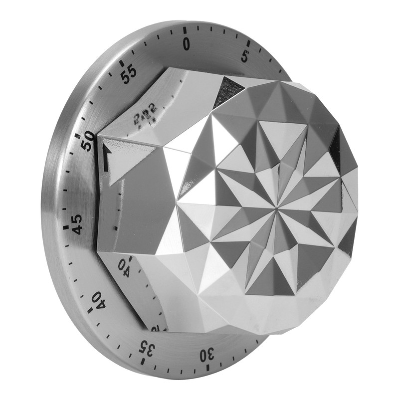 Mechanical Magnetic Timer for Cooking Backing Stainless Steel Body Countdown