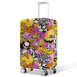 Luggage Covers for Suitcase Protector Tsa Approved Fits 26-28 Inch Luggage, Custom Baggage Cover for Travel Anti Scratch Dirt Washable.