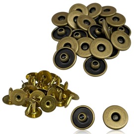 Trimming Shop Denim Rivets Jeans Decorative Brass Hat Studs Replacement Repair for Fashion Accessories Clothing Leathercraft Decorations 11.5mm Bronze 10pcs