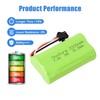 OooSure 2200mAh 7.4V 15C Li-ion Rechargeable Batteries,SM3P/SM4P Connector Fits for