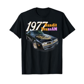 1977 77 trans am vintage black car MUSCLE CARS 70s CLASSIC T-Shirt
