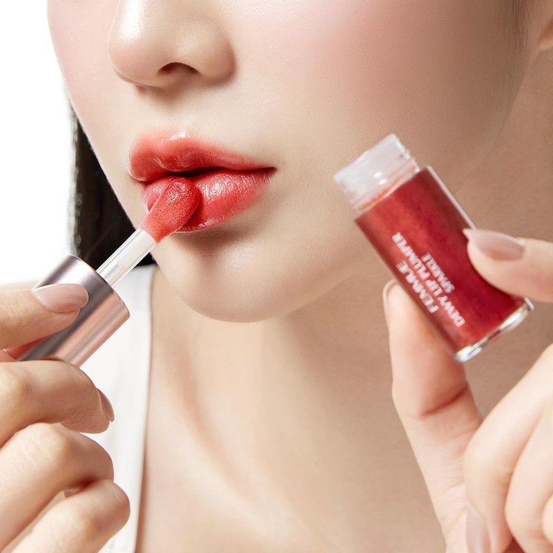 FEMMUE CAMELLIA Lip Plumper, Sparkle, Genuine Japanese Product, Lip Serum,