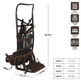 TR External Aluminum Adjustable Pack Frame,