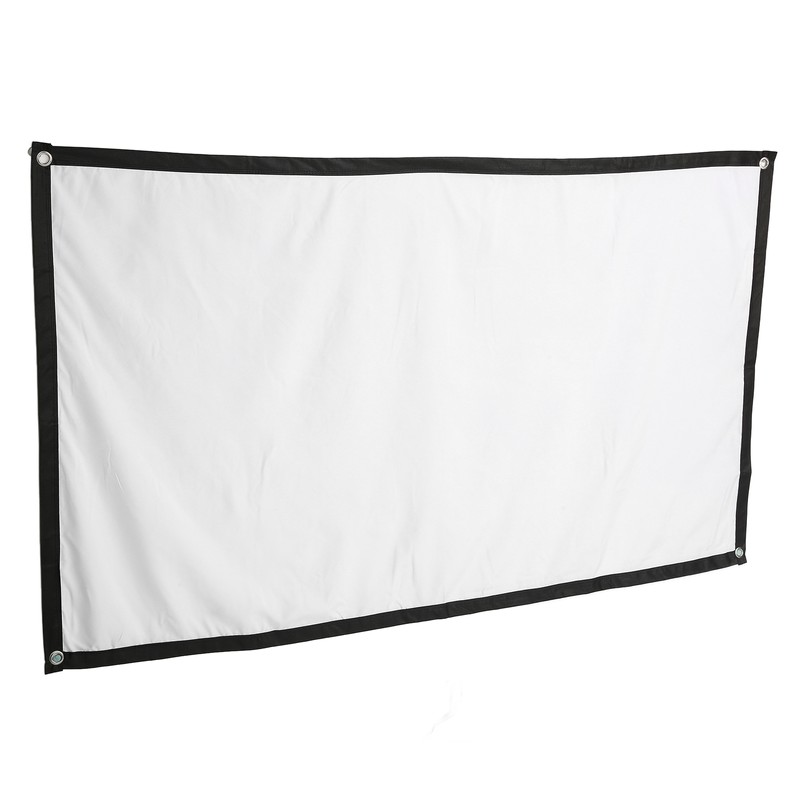 84inch Projector Screen 16:9 HD Projection Screen with Hook for
