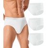 SUNCHIRI Men's Incontinence Underwear, Washable Leakproof Protective Briefs with Absorbent
