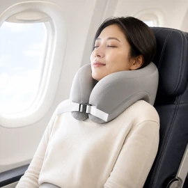 Travel Neck Pillow for Airplane Rest – U-Shaped Memory Foam Pillow for Flights, Office Naps & Car Rides
