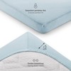 Laleni Premium fitted sheets for bassinet, rectangular, breathable, 100% cotton