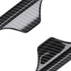 Rear Water Cup Holder Panel Frame Trim Carbon Fiber Style