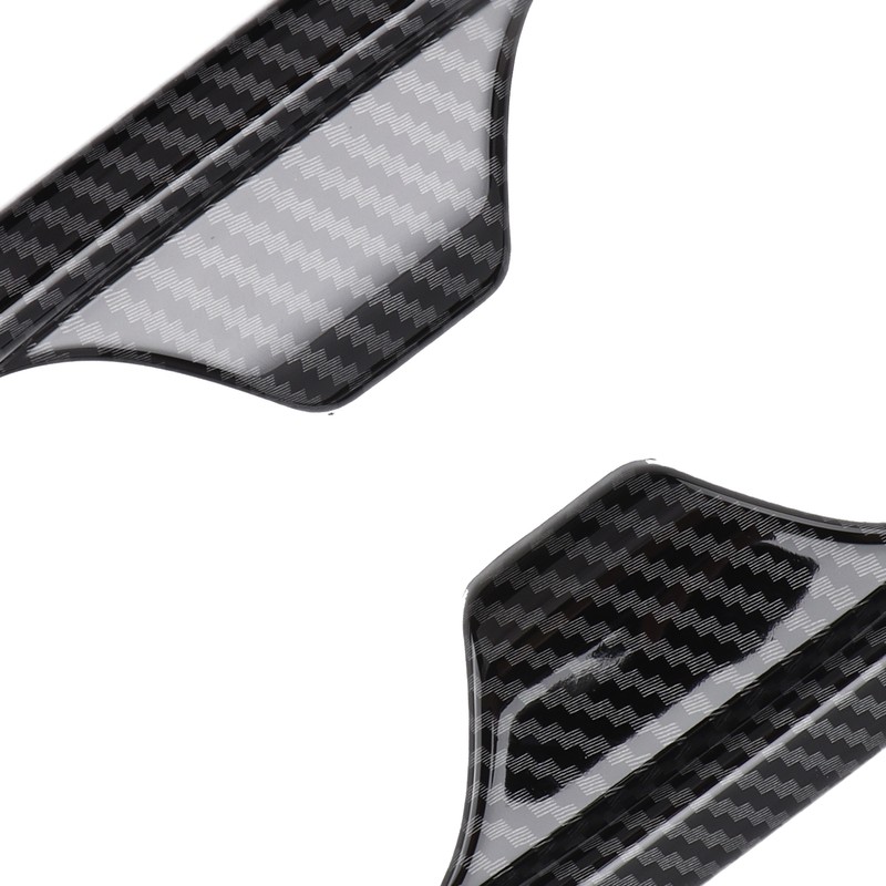 Rear Water Cup Holder Panel Frame Trim Carbon Fiber Style