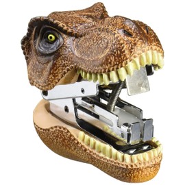 Seto Craft SR-4071 Design Accessories, Brown, 1.4 x 2.6 x 2.0 inches (3.5 x 6.5 x 5 cm), Stapler (Tyrannosaurus)