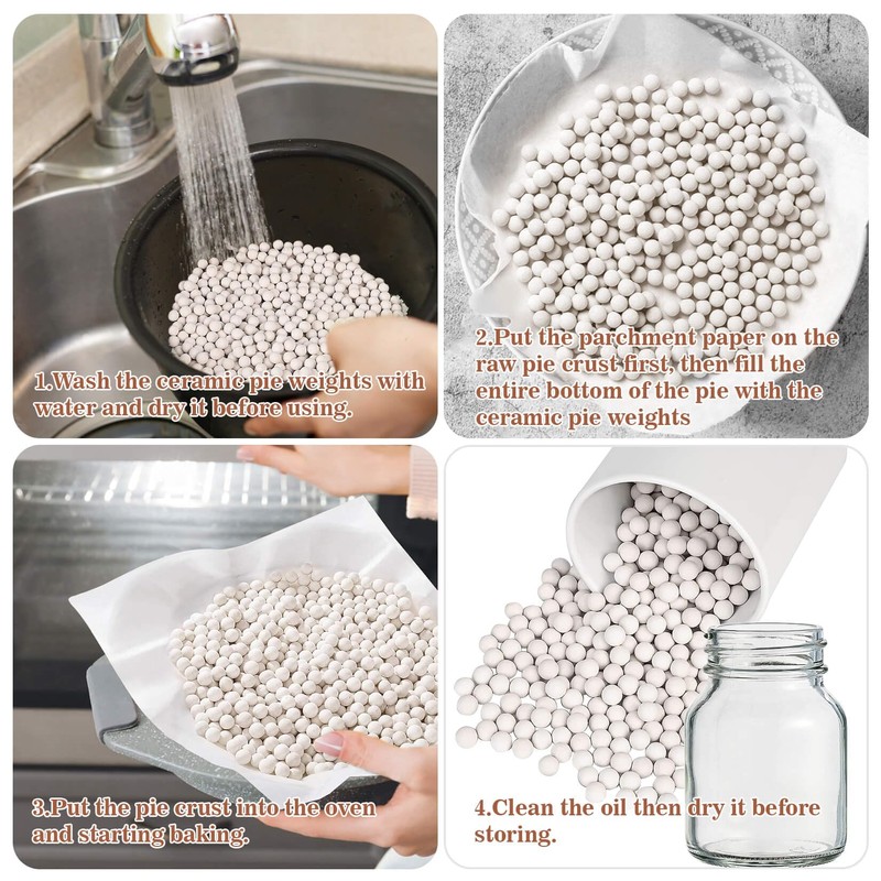 Sukh 0.94LB Pie Weights for Baking - Pie Crust Weights