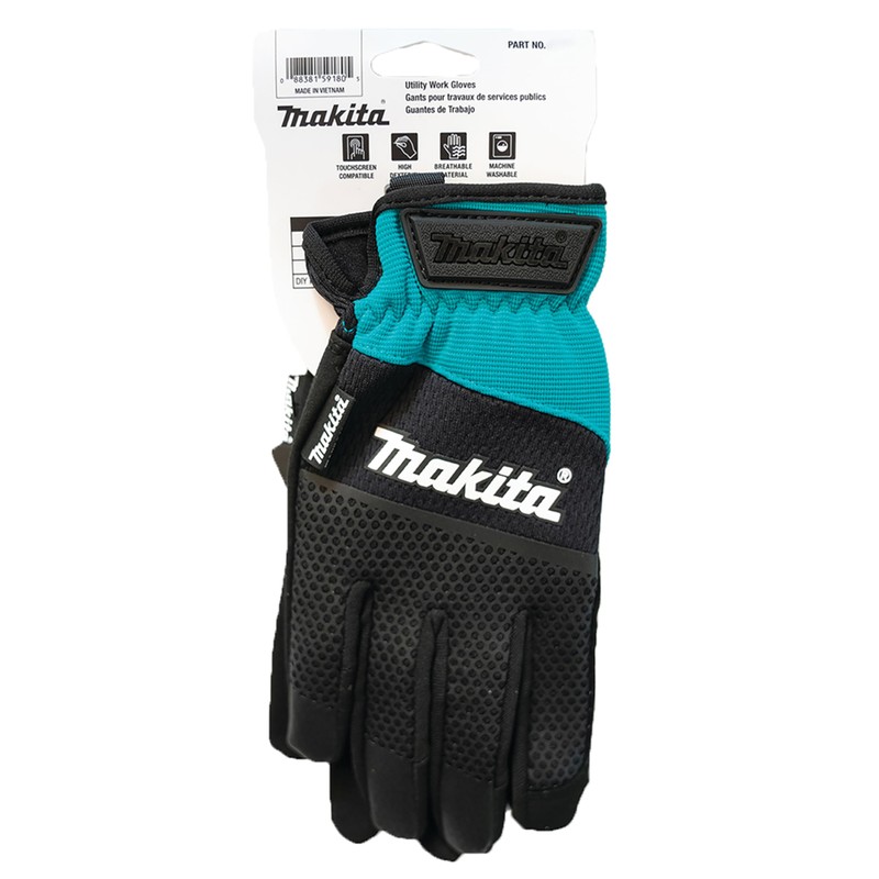 Makita P-84660 Open Cuff Working Gloves, Size Large