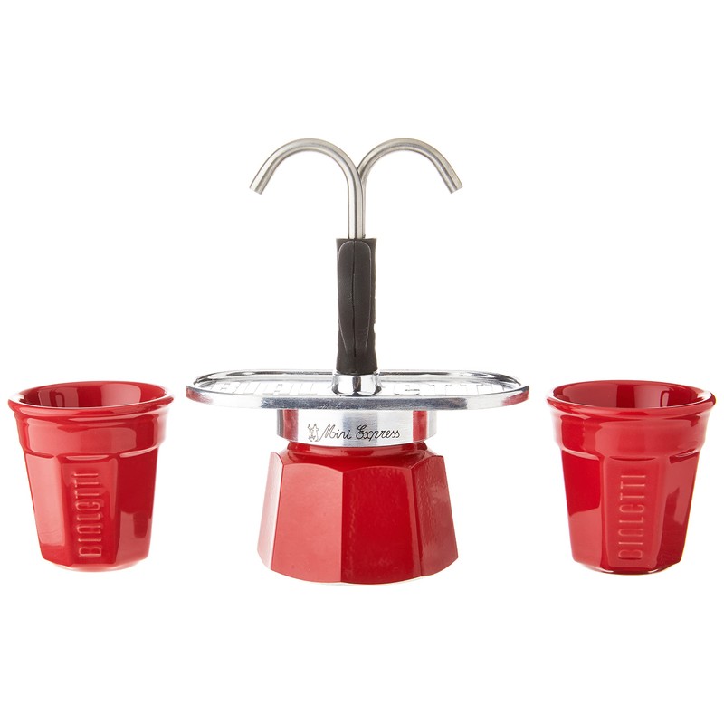Bialetti - Mini Express Color: Moka Set includes Coffee Maker