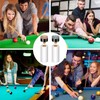 12Pcs Pool Snooker Cue Tips Replacement Kit, Screw On Billiard