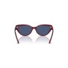 Vogue Eyewear Girls' VJ2026 Butterfly Sunglasses, Full Cherry/Dark Blue, 50