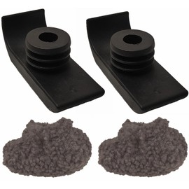 Walker Ski Glides and Covers, Universal Fit Walker Feet Glides, Durable and Smooth Walker Replacement Feet Tips, Walker Glide Sock Floor Padding, Walker Accessories (Pack of 4)