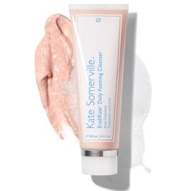 Kate Somerville EradiKate Limpiador Espumoso Diario con 3% de Azufre Tratamiento para el Acné – Limpiador Facial Medicado Formulado Clínicamente que Equilibra la Piel y Limpia los Poros, 4 Fl Oz