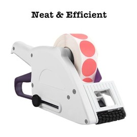 Generic Aplicador manual de etiquetas, pistola portátil de mano para códigos de barras, máquina etiquetadora de botellas redondas planas, para núcleo 