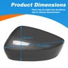 CZShiYue Car Rearview Mirror Cover Cap Housing Protective Cover for