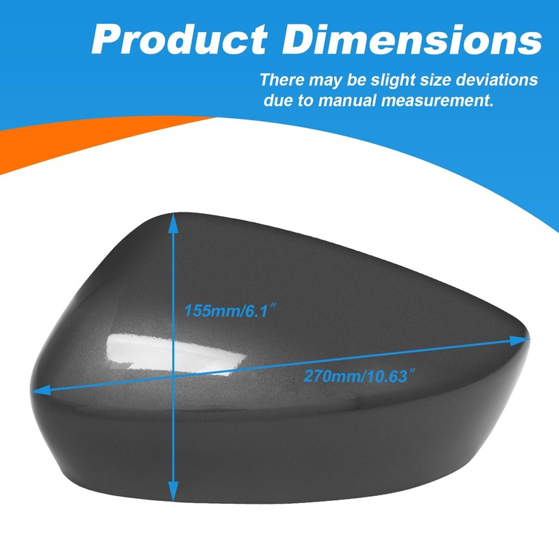 CZShiYue Car Rearview Mirror Cover Cap Housing Protective Cover for