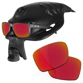 RockShell Polarized Lenses Replacement for Oakley Holbrook OO9102/Holbrook AF OO9244 Sunglasses - Lava Red Polarized Lens