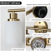 8 Light Modern Vanity Wall Sconce 52\" Golden Finish with