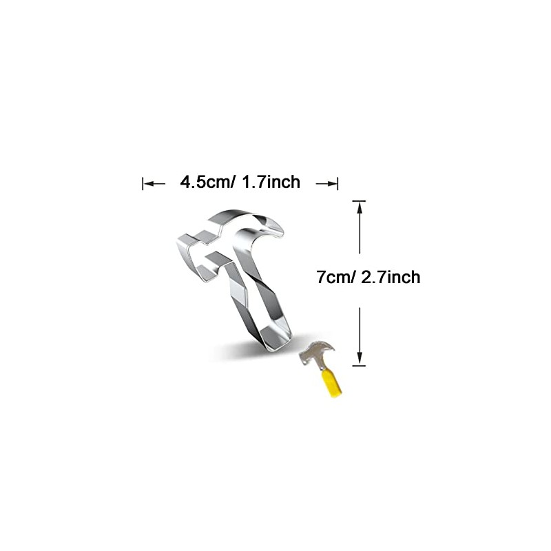 WDYJMALL Hammer Shape Cookie Cutter