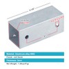 OTTFF 10 Pack 1" Aluminum Square Tube Connector, 2 Way