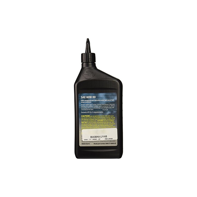 Genuine Mazda Accessories (0000-77-80W9-QT) SAE 80W-90 Rear Differential Oil -