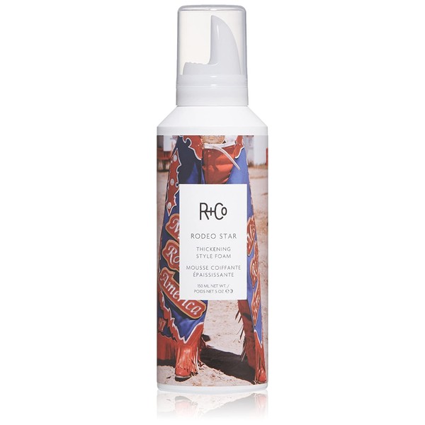 R+Co Rodeo Star Thickening Foam, Adds Dramatic Volume to Fine