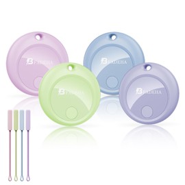 2025 [Apple MFi Certified] (iOS Only) Bluetooth Tracker Smart Finder for Apple Find My, iPhone Card Wallet Finder GPS Tracker, 5-10 Years Battery, Keys Finder and Item Locator for Keys, Bags, Passport