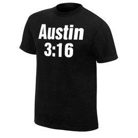 JFtees Stone Cold Steve Austin Said So 3:16 Mens Black T-Shirt