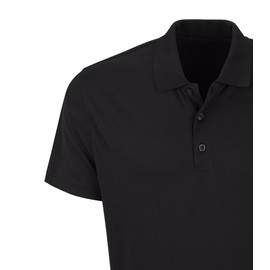 Men's TCU Horned Frogs Premium Moisture Wicking Team Color Icon Polo, Black, 4X-Large