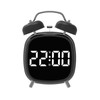 Digital Alarm Clock with Loud Double Bell Alarm for Heavy