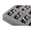 FS035BO 35 mm Full-Size foam tray with 36 compartments