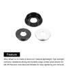 MECCANIXITY M3 Cone Cup Countersunk Washers,Hole Dia 3mm/0.12" Aluminum Gaskets