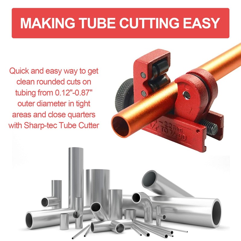 Mini Pipe Cutter, 3-22mm Adjustable Pipe Cutter Zinc Alloy Cutting