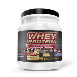 WHEY PROTEIN Protena de suero de leche FNT (500gr, 1.1 Lbs) (Tarro, vainilla francesa)                                                                