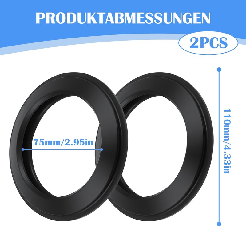 2pcs Toilet Seal for Thetford C2 C200 C250 C260 C400