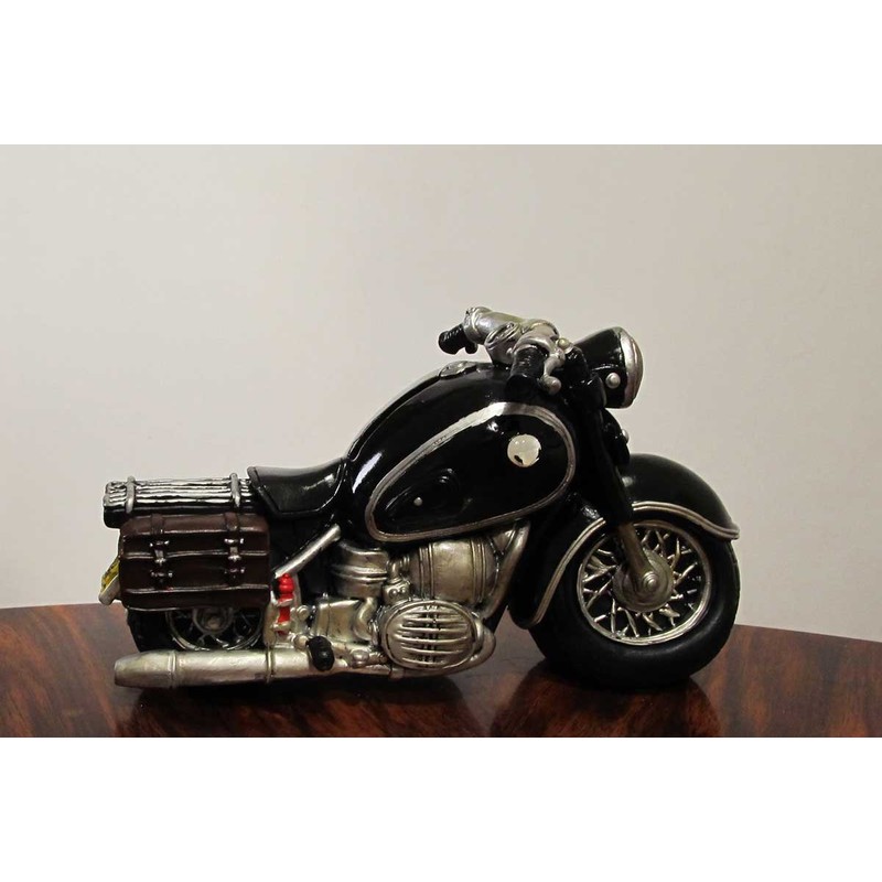 Udo Schmidt Motorcycle Bike Money Box (Black)