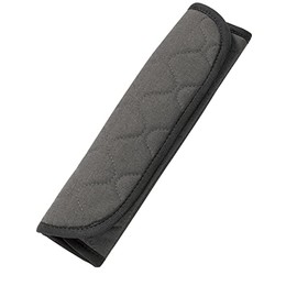 Bonform 7299-16DGY Seatbelt Pad, Casual Quilt, Antibacterial, Deodorizing, Dark Gray