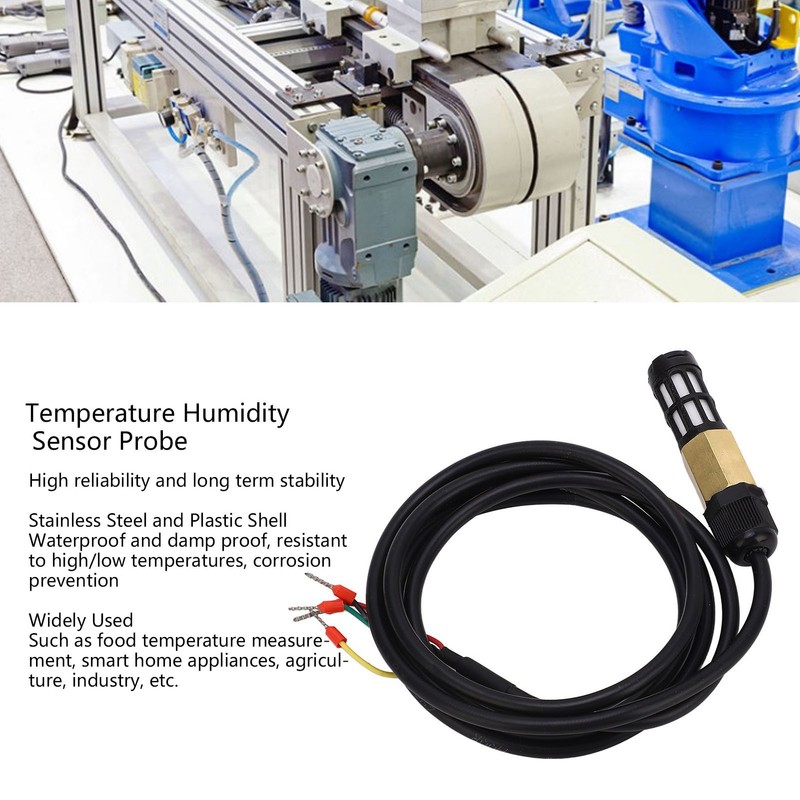 Temperature and Humidity Sensor Probe RS485 Output IP67 Waterproof High